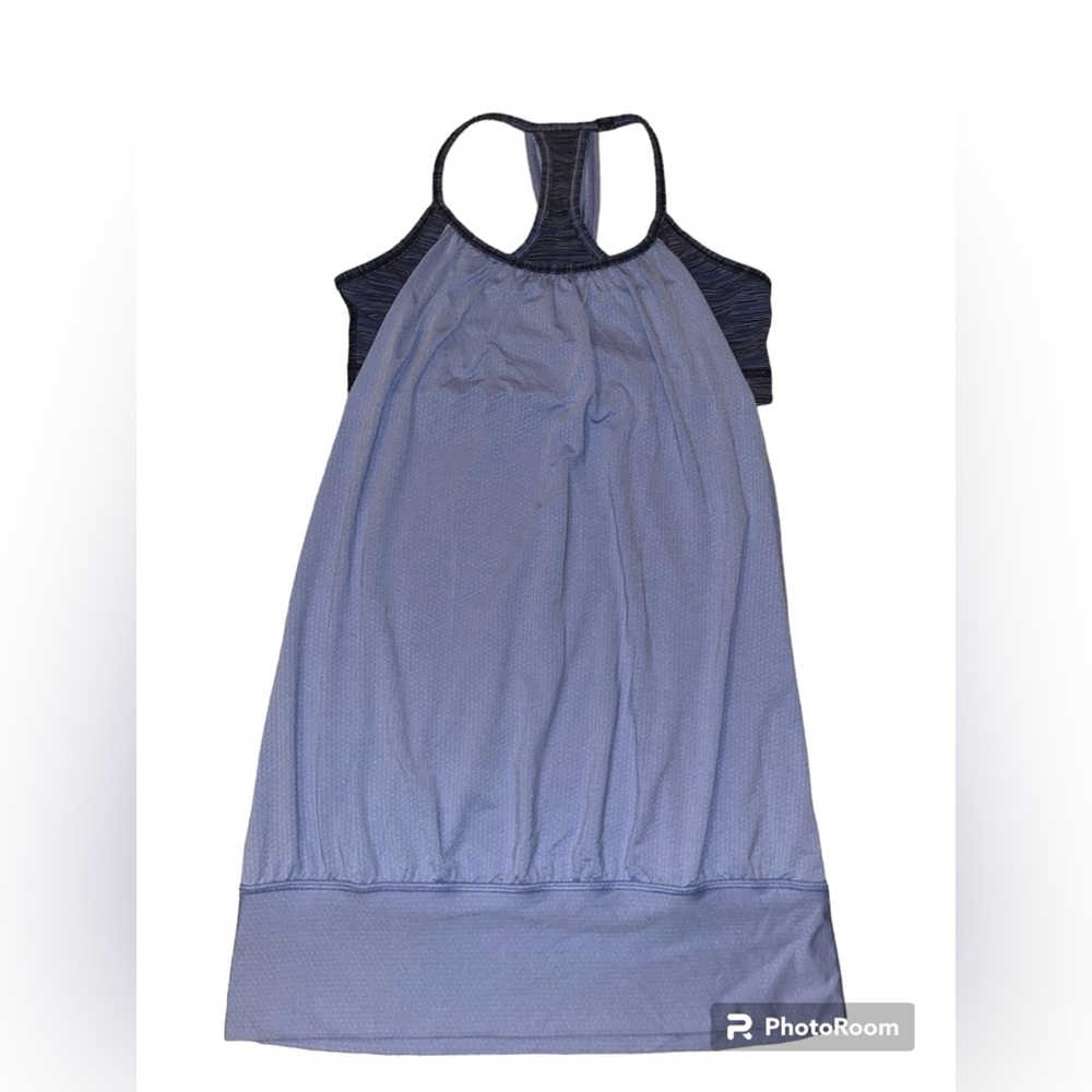 🍋 EUC Lululemon No Limits Tank - Lullaby/Wee Are From Space Cadet Blue - Sz 6